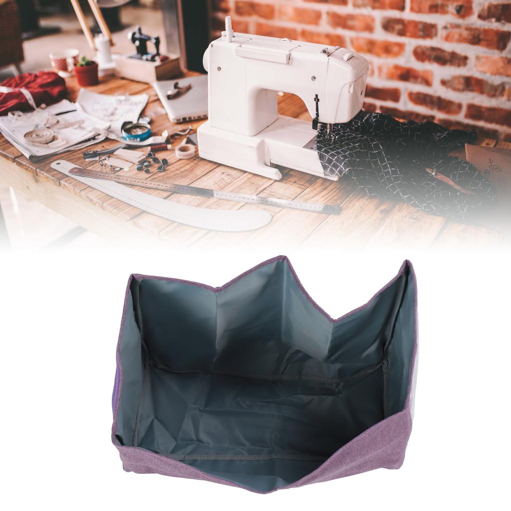 Sewing Machine Dust Cover Oxford Cloth Foldable Sewing Machine Protective Cover with   for Home