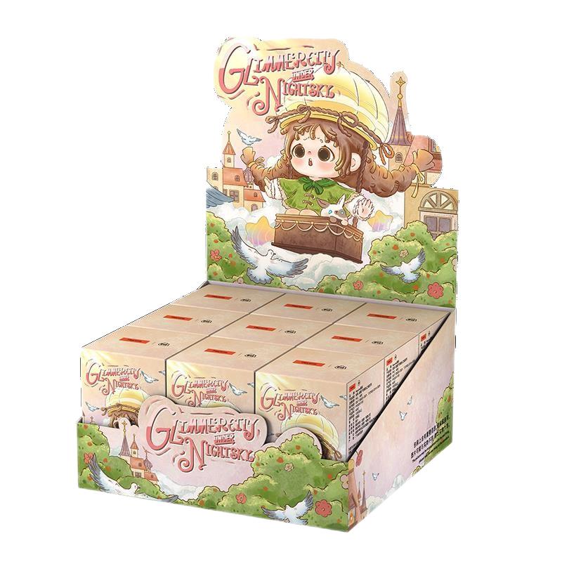 Dostępne i Autentyczne Fufu "Miasto Zmierzchowego Blasku" 3. Generacja - Figurka Trendy z Niespodzianką Urocza Dziewczynka z Kręconymi Włoskami Prezent i Dekoracja