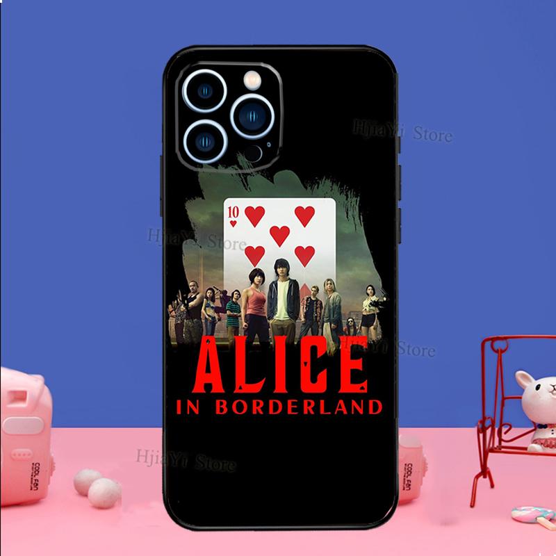 

Чохол для телефону Alice in Borderland Для iPhone 16 15 11 12 13 14 Pro Max Mini X XS XR Plus SE2 Funda Coque Capa Cover iPhone 12 mini
