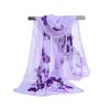 Women's Purple Scarf with Butterfly Pattern for Daily Wear