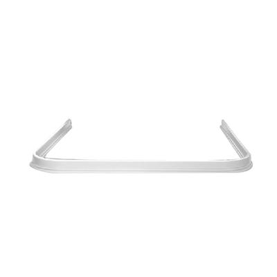 Selbstklebender 30 mm hoher Badezimmer-Wasserstopper, Trocken- und Nasstrennung, Hochwassersperre aus Silikon