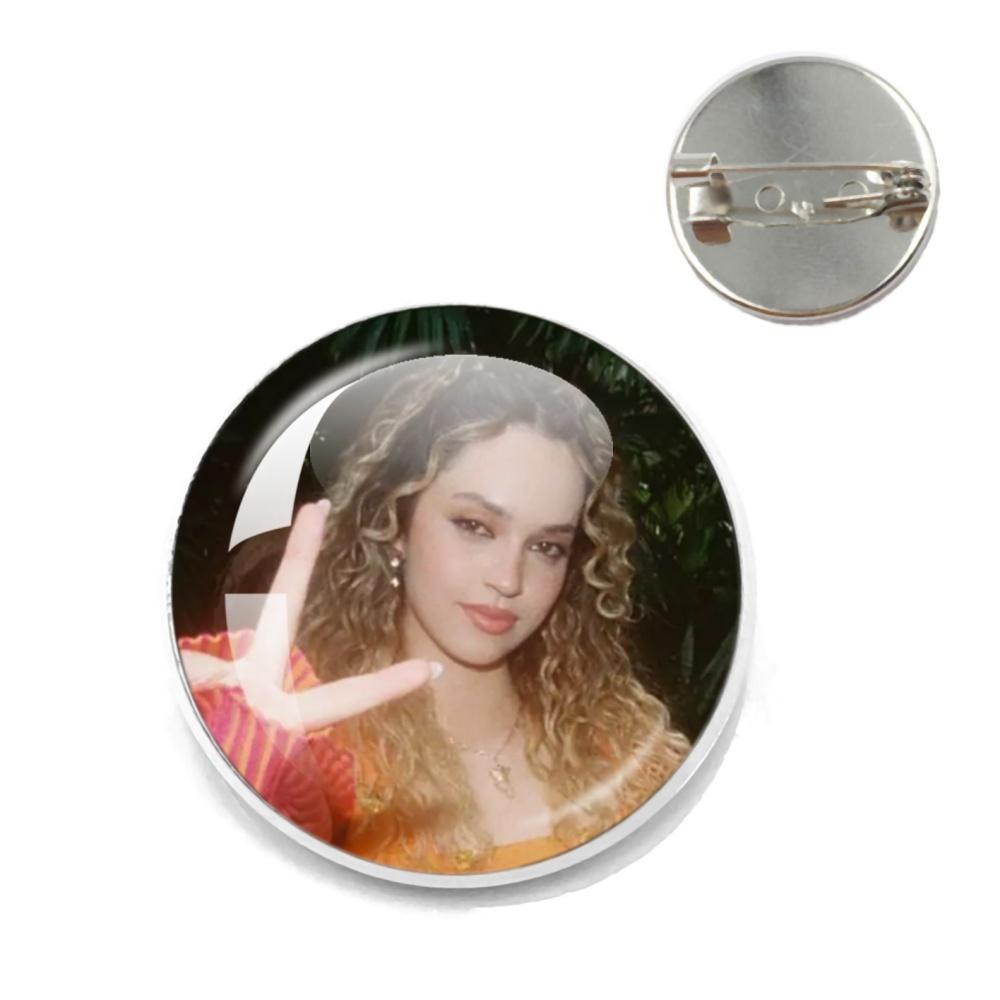 K- KATSEYE Creative Metal Pins Funny Brooch Katseye Korean Girl Band Badge Backpack Hat Accessories Jewelry Decoration Fans Gift