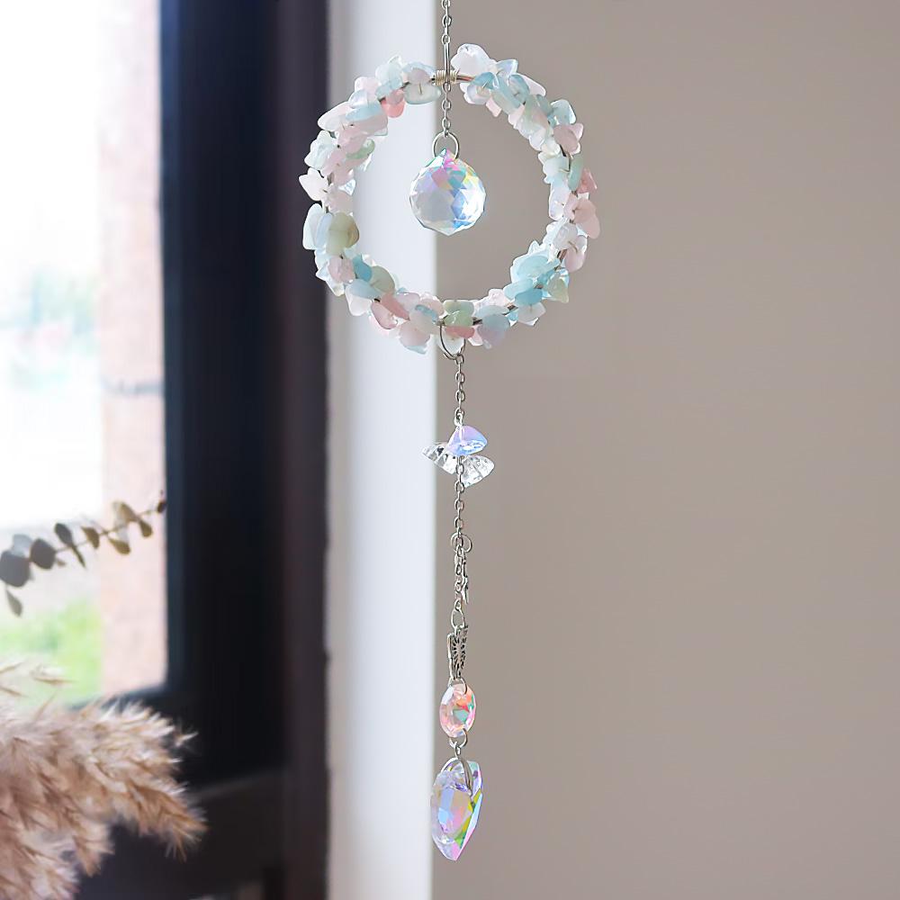 Super Quality Crystal Suncatcher Various Crystal Round Suncacther Car Hanging Carystal Dreamcatcher Perfect Gift