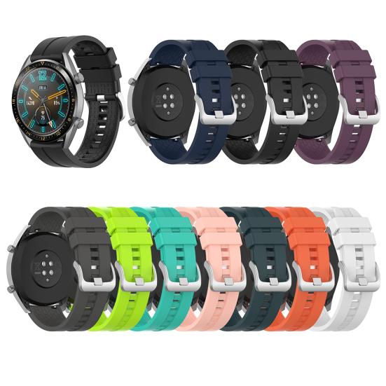 Universal 22mm Silicone Watch Strap Band Replacement for Huawei Watch GT 46mm
