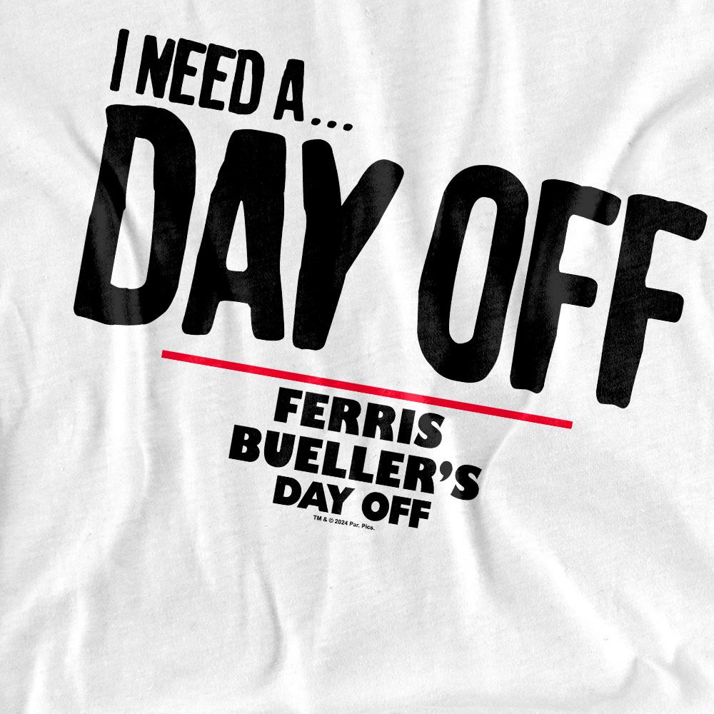 Ferris Bueller´s Day Off Mens Ferris Bueller Needs A Day Off T-Shirt