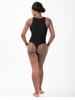 High-Neck Sleeveless Bodysuit - V-Crotch, High-Elastic, Breathable Sportswear for Women