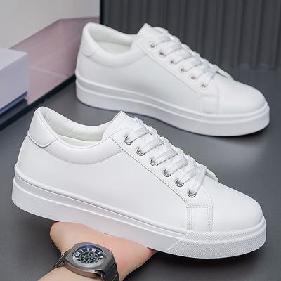 Autumn Men's Board Shoes Fashion Trend Small White Shoes Sports Casual Shoes Hundred Shoes Men Shoes Comfortable Breathable Resistant Walking Shoes