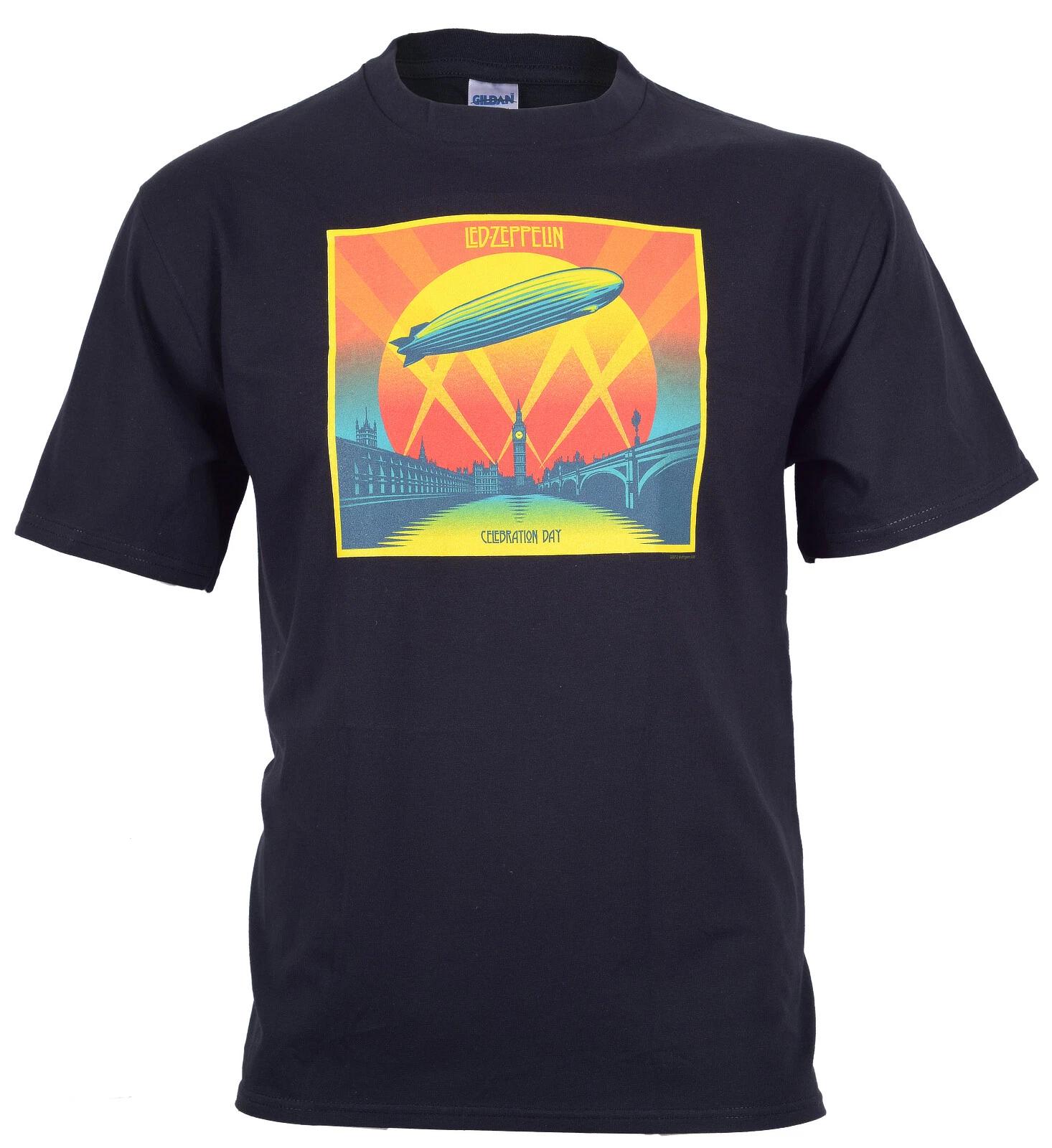 Official Led Zeppelin T Shirt Celebration Day Live Concert Large RTLZE045 New XL