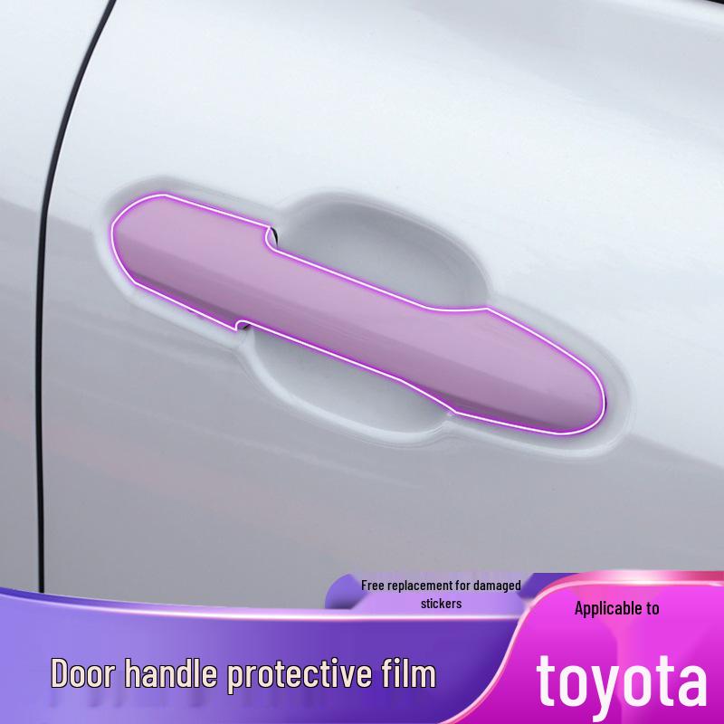 Transparent TPU Protective Film for Toyota Highlander/Crown Lu Fang Door Handle