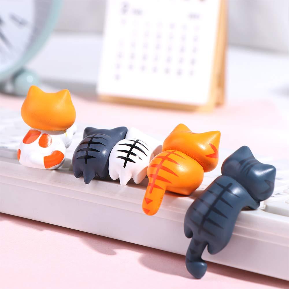Micro Landscape Cat Figurines Computer Decoration Car Dashboard Ornament  Center Console