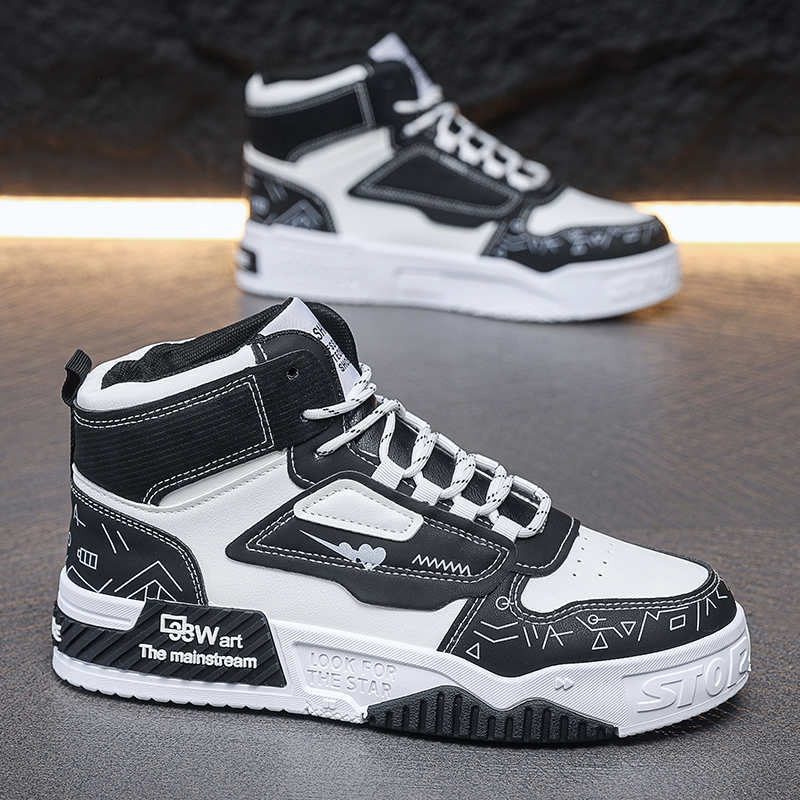 Rubber Sole High-top Adult Shoes Casual Teni For Sports Men Sneakers Men Summer Premium New Style Luxary Womenshoes Shoses