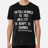 1n73ll1g3nc3 15 7h3 4b1l17y 70 4d4p7 Ch4ng3 S To 5XL Made In the USA T-shirt