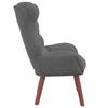 Armchair Dark Grey 69 x 74 x 93 cm Velvet