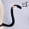 Kitten Cosplay Costume Animal Ear Headband Bowknot Tail for Women Girl Halloween Role Play Animal Outfit Accessories