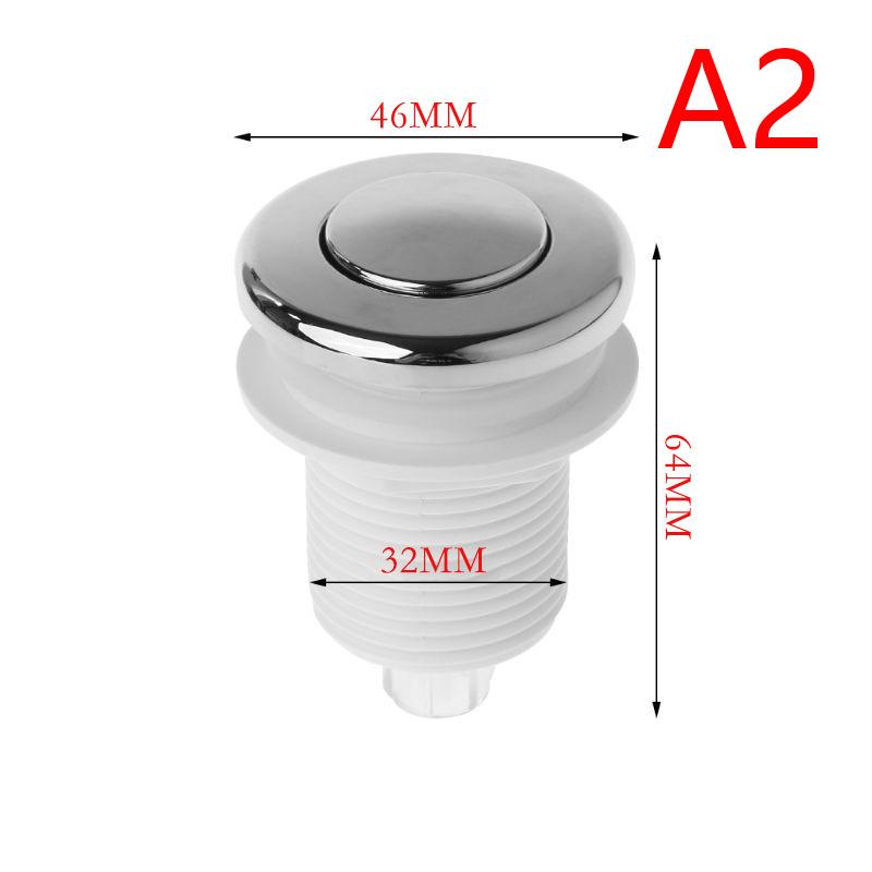 

28/32/34 мм Пневматический переключатель Вкл/Выкл Кнопочный Пневматический переключатель для Ванны Спа Слив Отходы Пищевые Отходы Измельчитель Встроенный Микропереключатель