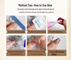 Handmade High-End Removable Tulip Cat-Eye Blush False Nail Tips