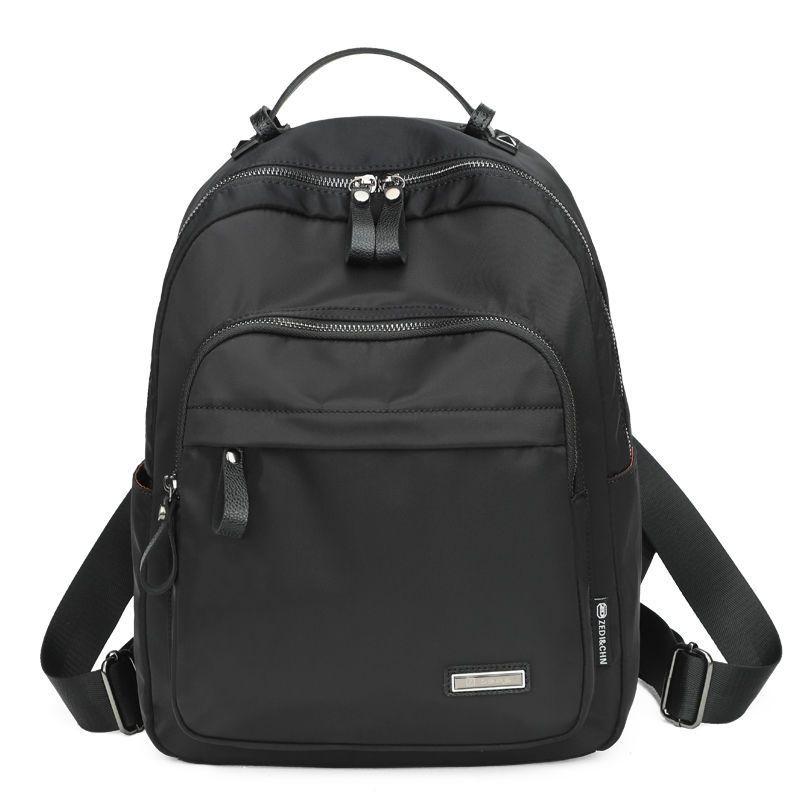 

Рюкзак жіночий у корейському стилі з тканини Оксфорд: Універсальний, Модний, Повсякденний та Ідеальний для Студентів та Подорожей Large Black