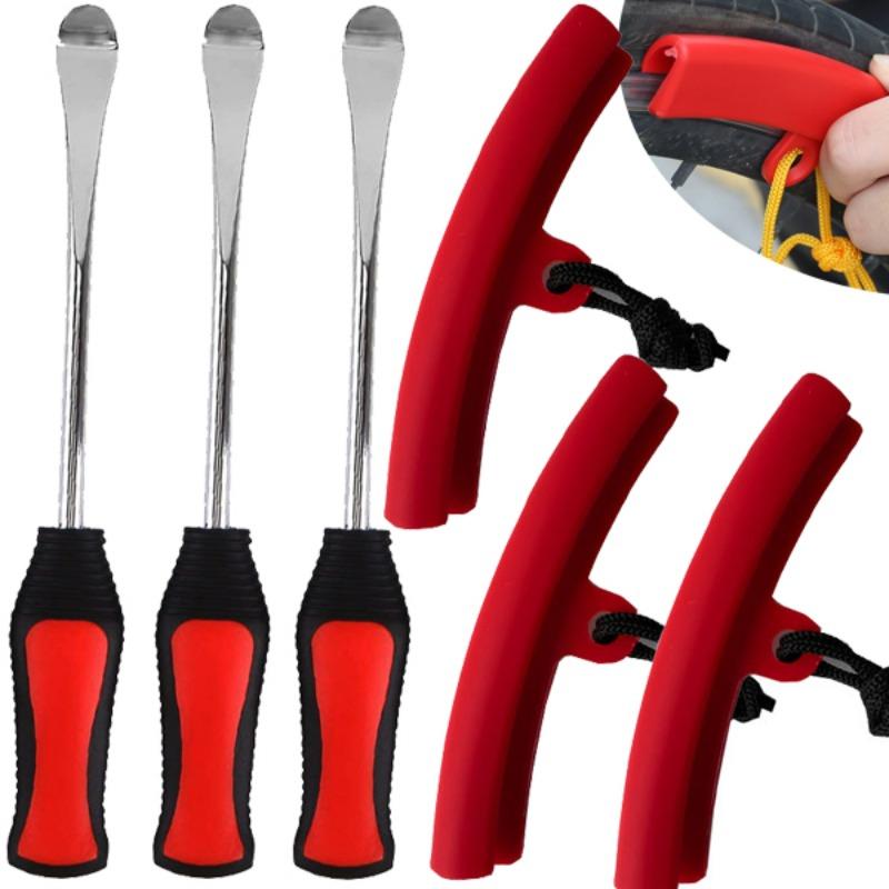 Rim Protector Tire Changing Lever Tools Auto Spoon Tire Kit Motorcycle Bicycle Tire Changing Levers