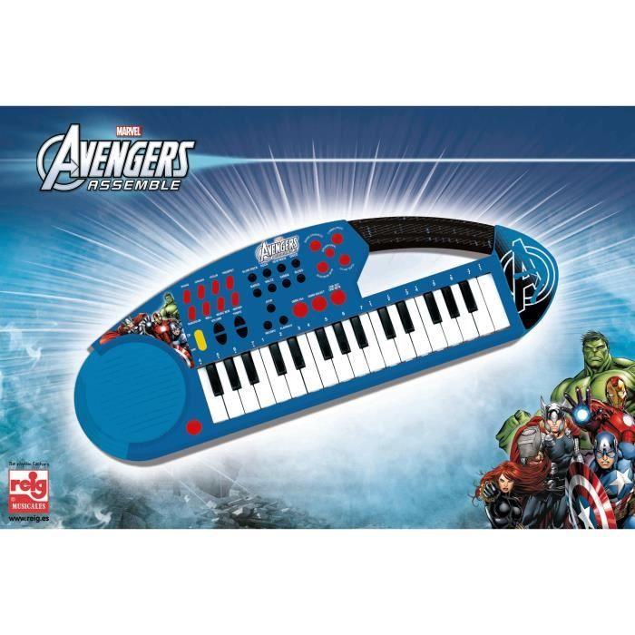 AVENGERS Elektronické piano 32 kláves - 8 nástrojů - 8 rytmů - Na baterie
