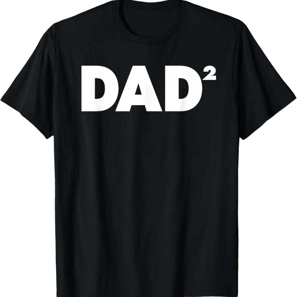 Dad to the power two funny Dad of two T-Shirt