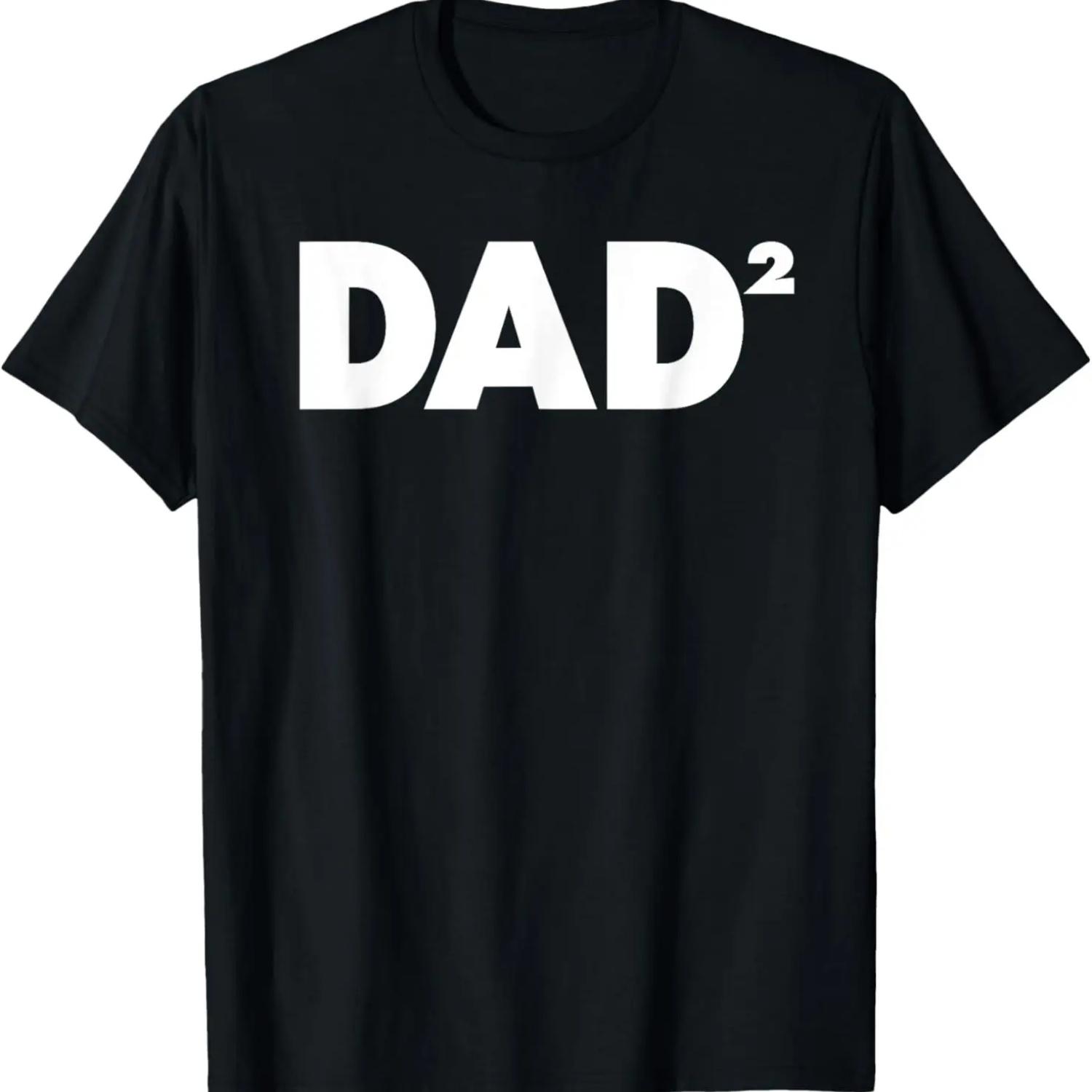 

Dad to the power two funny Dad of two T-Shirt XXXXXL чёрный