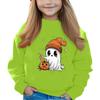 Halloween Day Girls Round Neck Pullovers For Kids Printed Baby Tops
