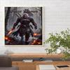The Witcher 3 Customize Your Name Diamond Painting Round Diamond Diy Frameless Holiday Artwork Suitable For Home Office Wall Decoration