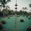 Handcrafted Metal And Glass Wind Chime Weatherproofed Outdoor Hanging Ornaments for Patios Balconies