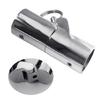 Stainless Steel Rotating Joint Coupling Connector Fitting Adapter for Boat Marine Tubing Canopies Yacht Tubing Fittings