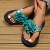 Women Slippers Beach Flower Shoes for Women New Flat Bottomed Slippers Home Casual Sandals Ultra Lightweight Shoes Slides Women