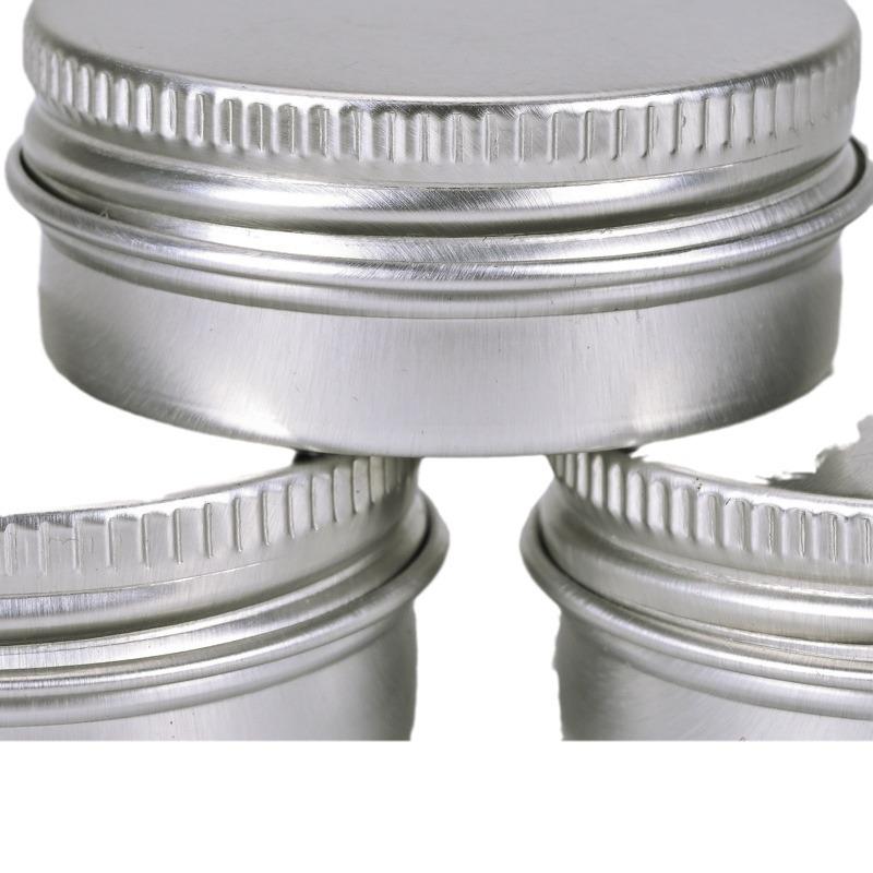 Scatola in Alluminio per Crema Cosmetica da 15g, 40x18mm, 15ml - Ideale per Balsamo Labbra e Crema Mani