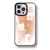 Zhitai Cartoon Matte Black Frame Case for iPhone 13 Pro/14 Pro Max/15/16