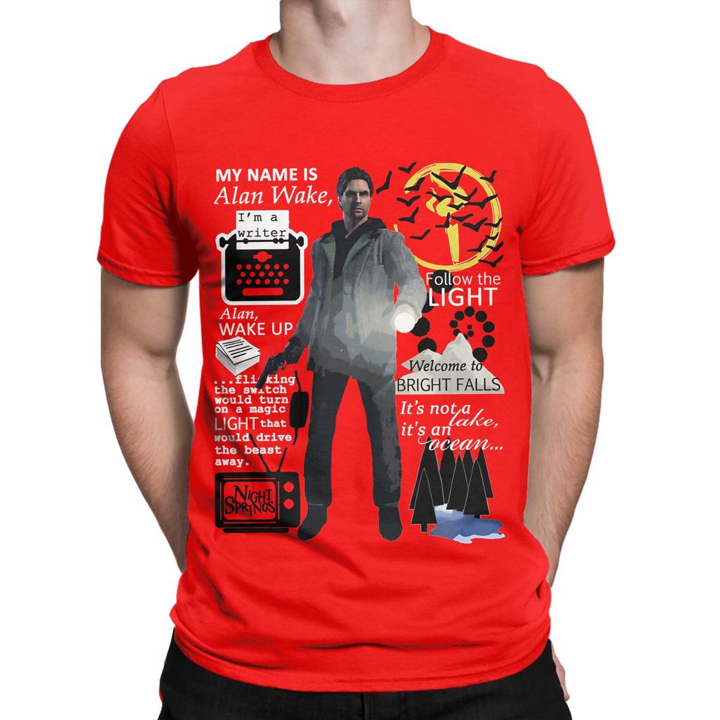 Maglietta Grafica Divertente Alan Wake 100% Cotone Magliette Alan Wake 2 Top Per Unisex