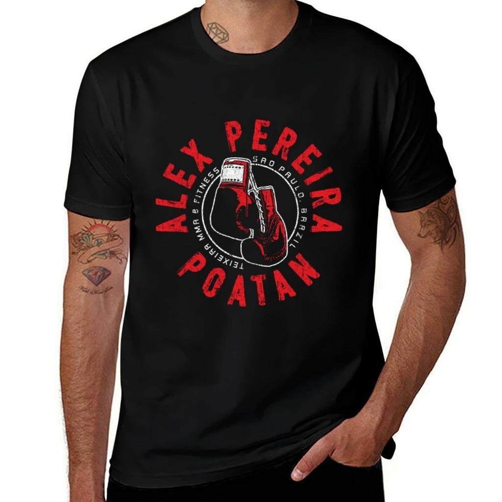 Alex Pereira4 Tshirt All Match Basic Short Sleeve Top