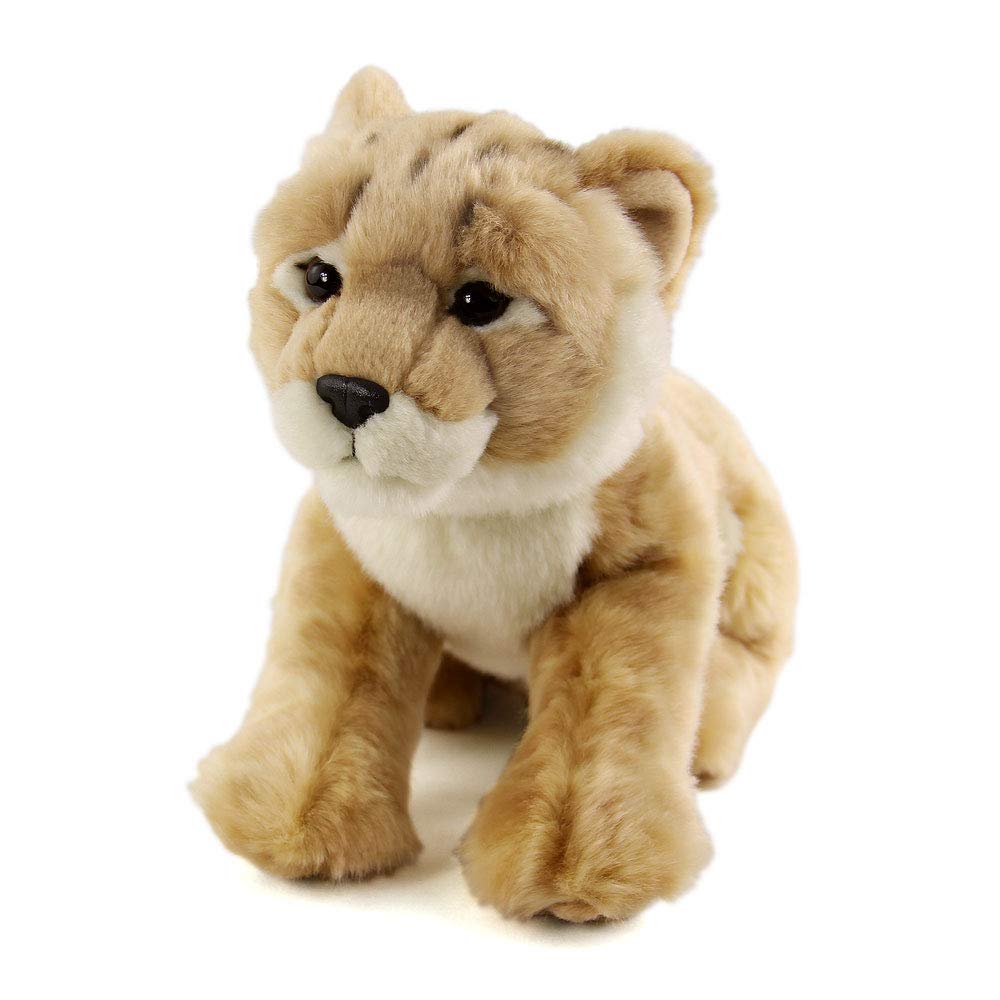 Carolata Lion Plush Toy Animal Realistic Animal Baby Toy Doll Gift Present Birthday Christmas Present (Baby/Real Family/Soft Touch) (Twice Tested) /