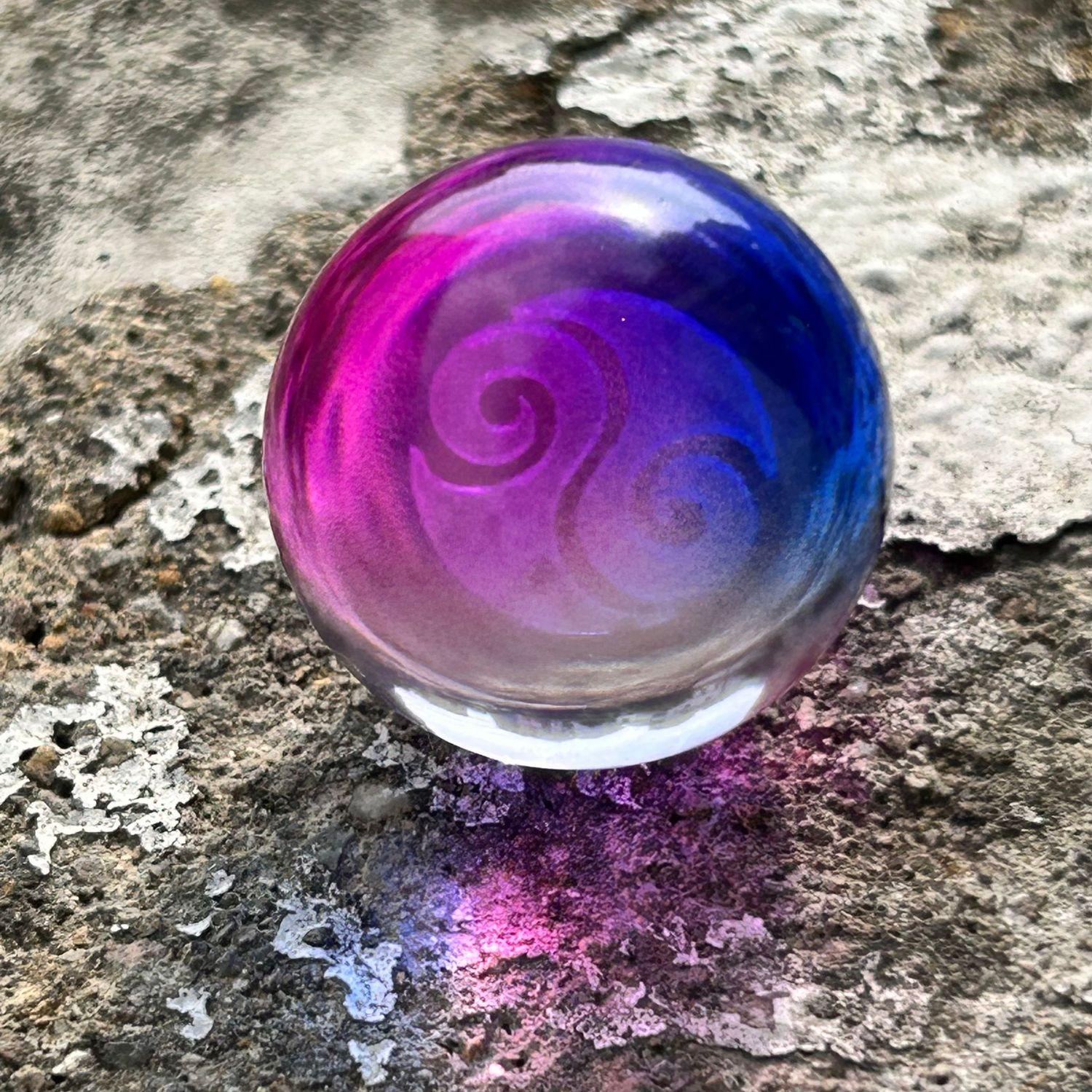 

Настольные украшения Домашние украшения Мини Магические сферы Жемчужины духа Хрустальные стеклянные шары 1pc