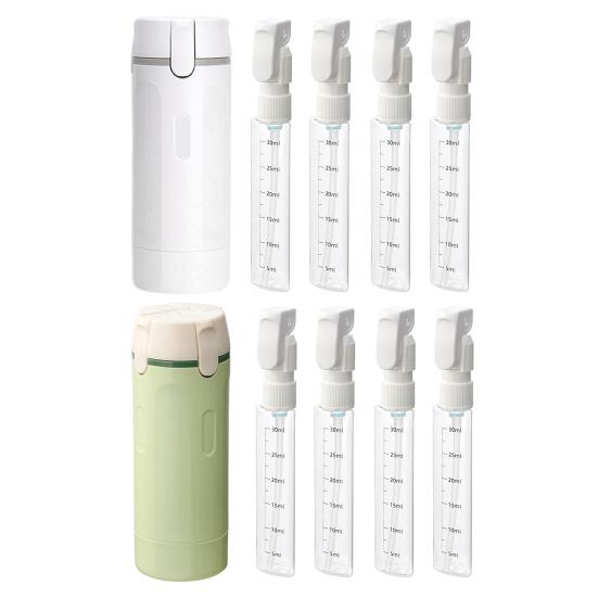 4Pcs/Set 30ML Travel Bottle Leak Proof Reusable Lotion Conditioner Shampoo Storage Bottle Dispenser Portable Refillable Empty Toiletries Container