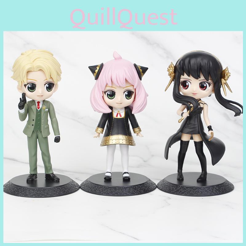 Large Spy Family Anya Action Figure Pvc Material 15cm Cake Car Ornament