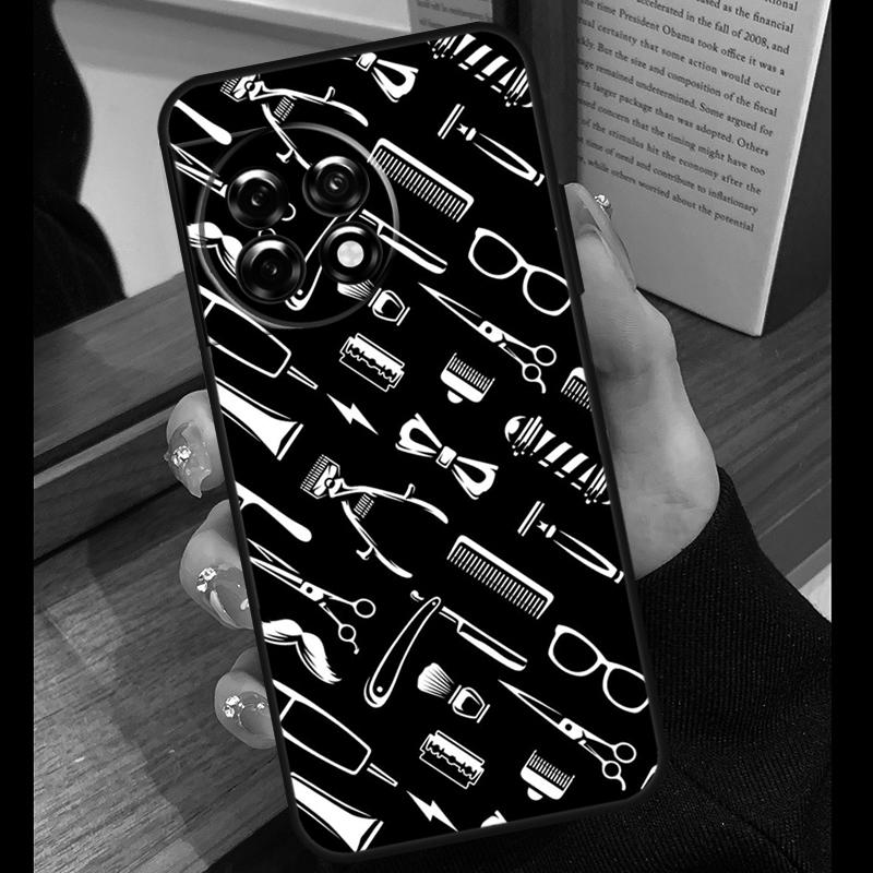 Barber Shop Hair Stylist Tools Case For OnePlus Nord 5 CE 2 3 4 Lite N20 N30 OnePlus 15 R 13R 12R 10T 13T 10 11 12 13 Cover