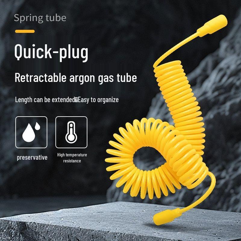 

Upgraded Gas-Saving Telescopic Argon Hose for Arc Welding with Argon Meter & Cylinder Connection