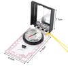 1 Pcs Multifunction Outdoor Survival Military Compass Hiking Camping Army Pocket Handheld Equipment