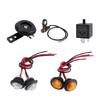 DIYer Turn Signal&Horn Kit For Motorcycles ATVs With LED Indicators Lights And Thumb Control, Easy Installation Features