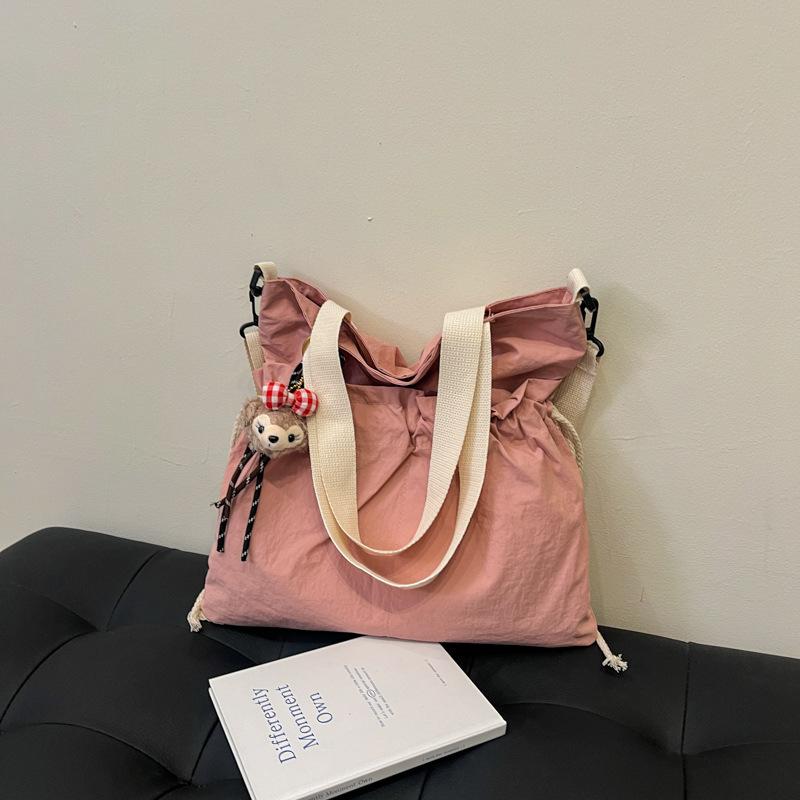 2025 New Japanese Large-capacity Literary Style Light and Simple Bag, Casual Fashion Tote Bag, Student Shoulder Bag