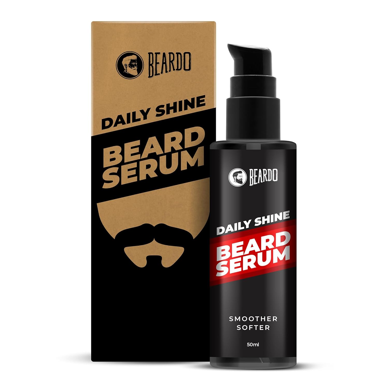 

Beardo Beard Serum 50 Ml Daily Use Beard Oil For Men Smoothening Softening Shiny Nourished Beard Care Non Greasy Formula