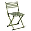 Tabouret pliant portable ultraléger à double usage avec dossier pour le camping et la pêche en plein air