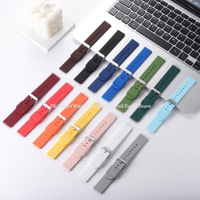 Quick Release Silicone Watch Strap 20mm 22mm Band Soft Waterproof Wristband for Huawei Gt3/GT5 Watchband for Smartwatch Watches