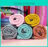 Color Solid Waterwashed Cotton Thin Summer Blanket For Home Children And