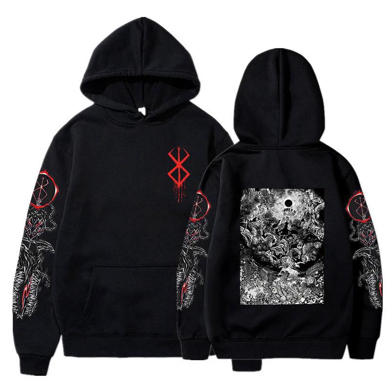 Stylish Anime Graphic Hoodies for Men Hoodies