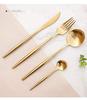 Minky Cutlery Cutlery Set Gold Stylish Tableware Stainless Steel Dinner Cutlery Set Knife Spoon Fork Set Steak Knife Table Knife Dessert Spoon Pasta