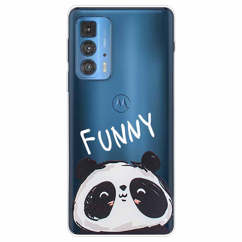 Für Motorola Moto Edge 20 Pro Lite 5G Hülle Silikon Weich Transparent Hülle für Moto Edge20 Fusion Pro Handyhülle Transparent TPU Hülle
